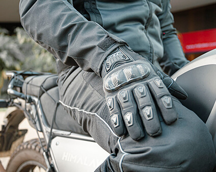 Luva X11 Blackout Com Proteção Preto Moto Motoqueiro - Cavalo de